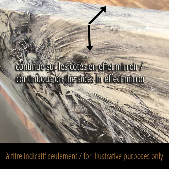 The lion king, textured art print from the artist Confetti, modern lion, abstract