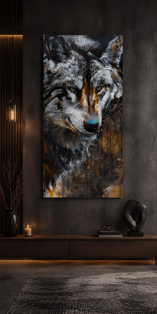 The gaze of eternity, art print  by the artist Confetti, textured, modern, abstract